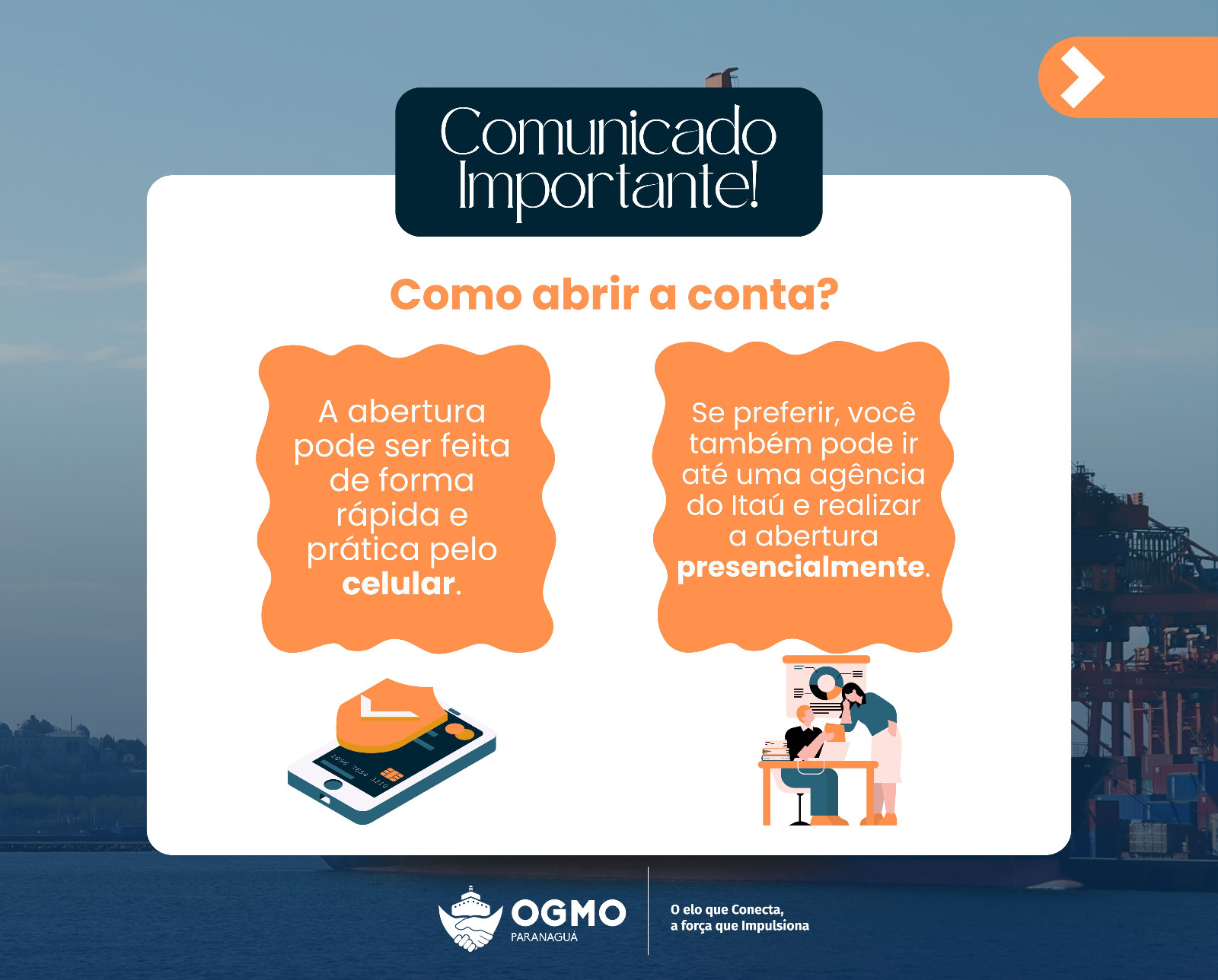 Como abrir a conta?